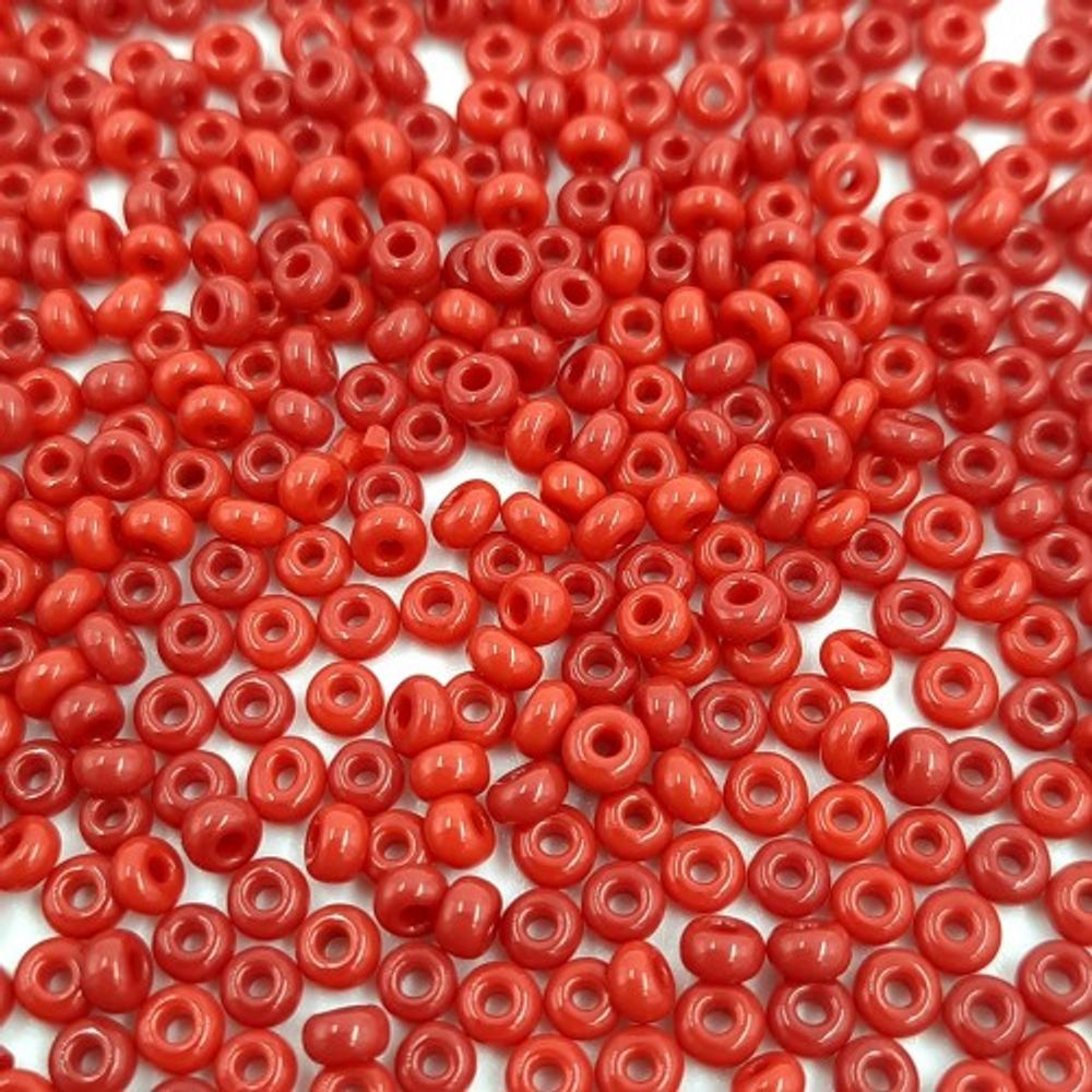 Miçanga Chinesa Fosca Vermelho 45B - 8/0(2,6mm) 500g
