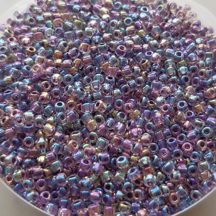Miçanga Japonesa Lilás Aurora Boreal - 11/0(2,1mm) 500g