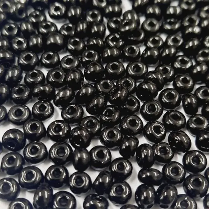 Miçanga Asmara Fosca Preto 23980 - 9/0(2,6mm) 500g