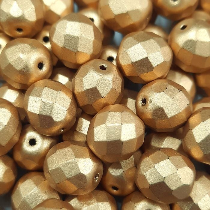 Cristal Facetado Ouro 01710 - 10mm 150 Peças