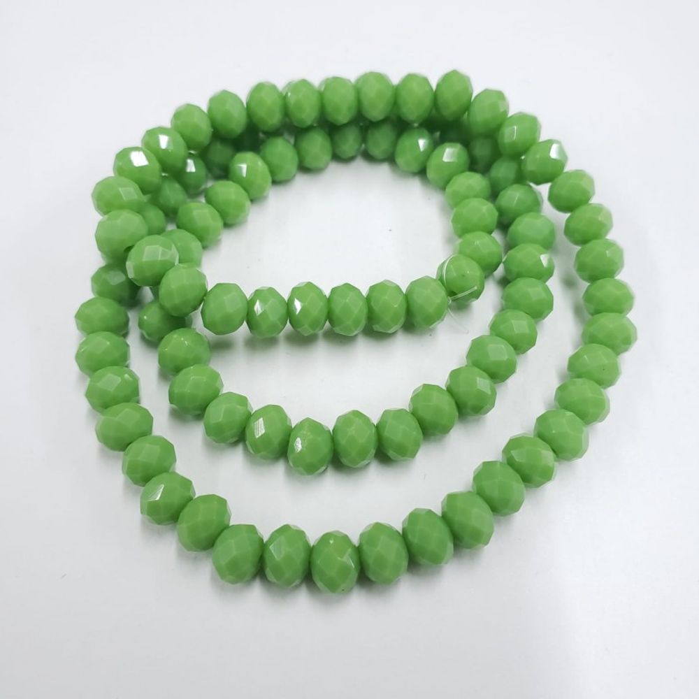 Cristal Chinês Fosco Verde - 4mm 1 Fio