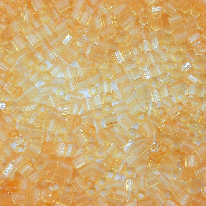 Vidrilho Japonês Transparente Mel - 9/0 500g