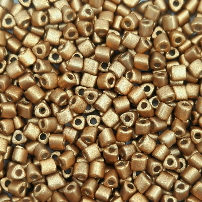 Vidrilho Preciosa Ornela Triângulo Especial Dourado 0888 - 2,5x2,5mm 500g