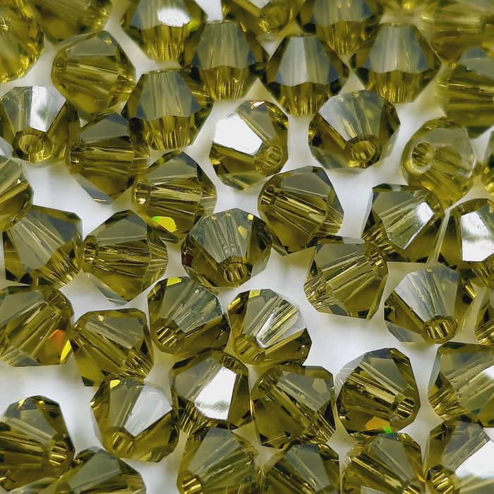 Balão Swarovski Olivine - 4mm 100 Peças