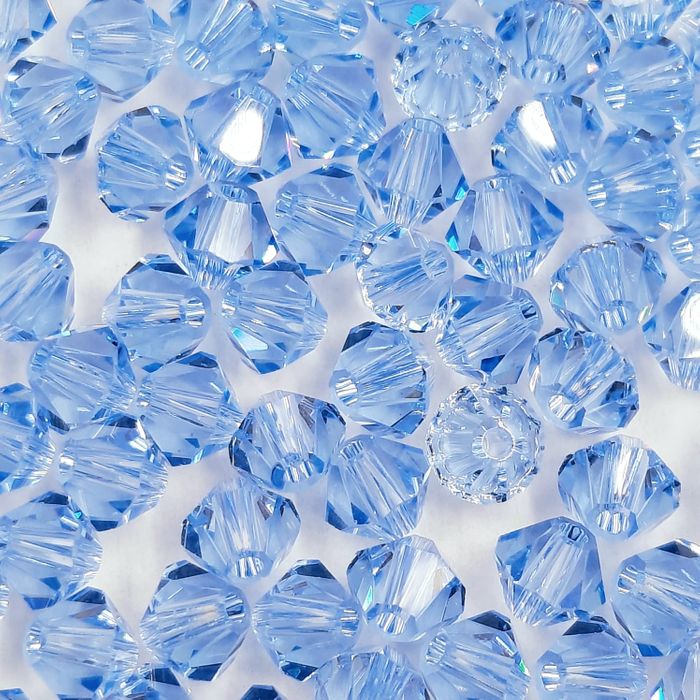 Balão Swarovski Light Safira - 4mm 100 Peças