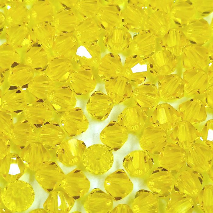 Balão Preciosa Ornela Citrine - 4mm 144 Peças