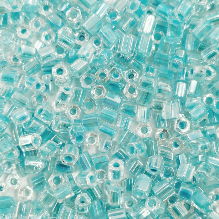 Vidrilho Asmara Cristal Fio Verde Turquesa P526 - 9/0 500g