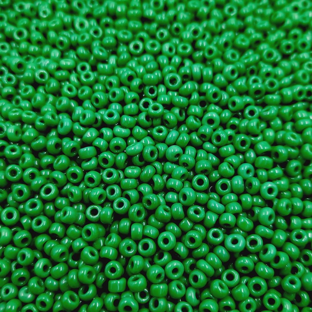 Miçanga Indiana Fosca Verde  53120 - 9/0(2,6mm) 500g