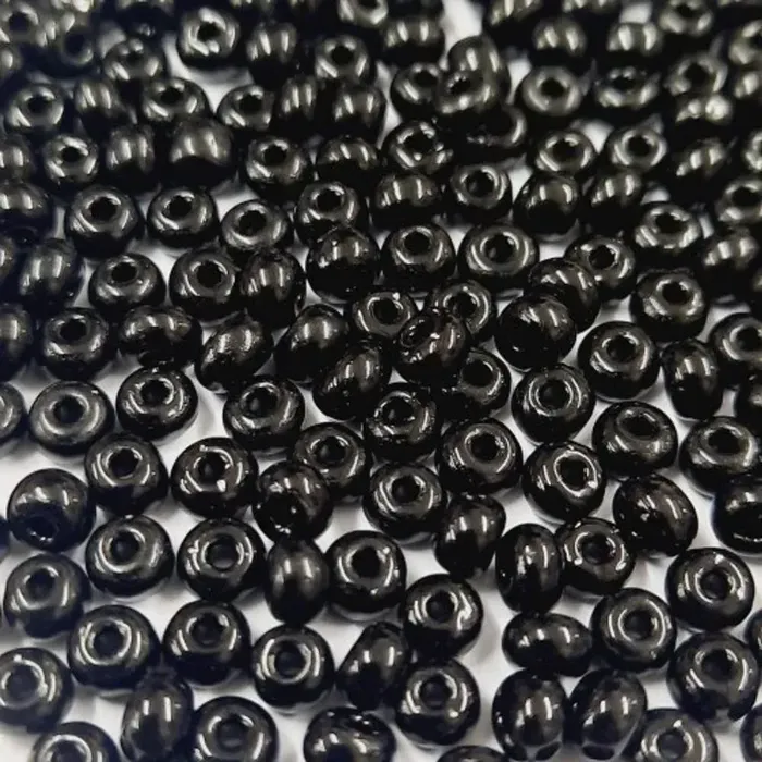 Miçanga Asmara Fosca Preto 23980 - 11/0(2,1mm) 500g