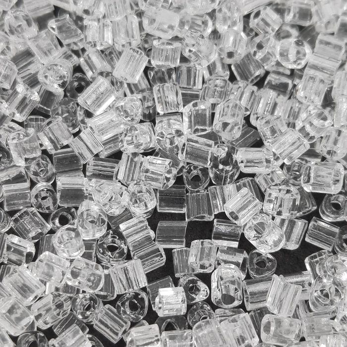 Vidrilho Transparente Cristal - 2,5x2,5mm 500g