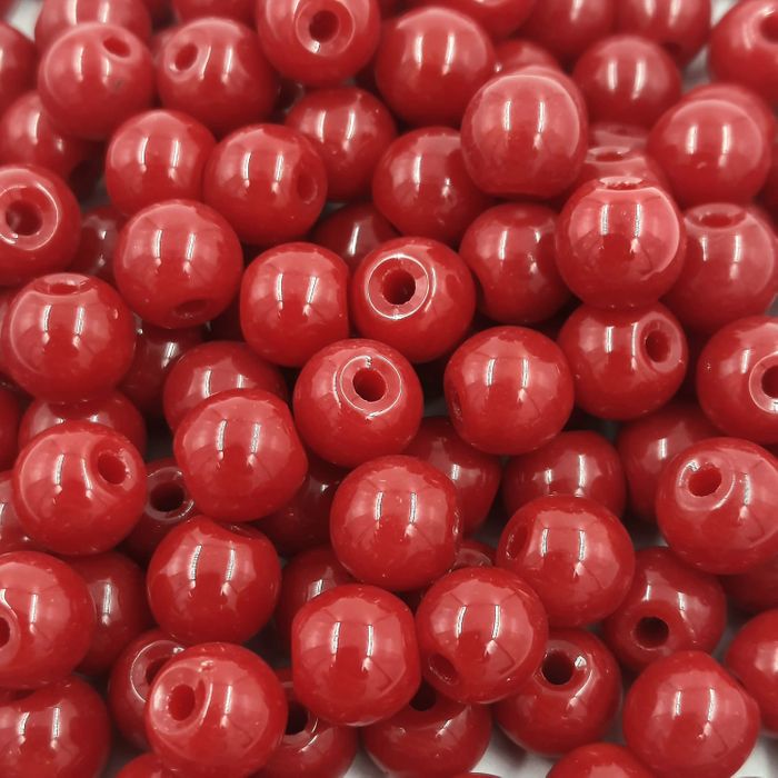 Porcelana Chinesa Fosca Vermelha 38 - 8mm 500g