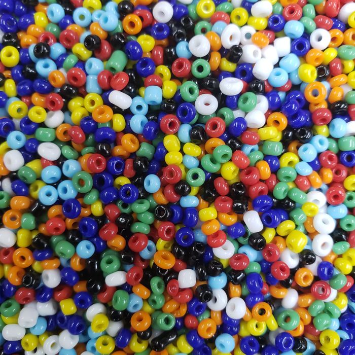 Miçanga Chinesa Fosca Mix - 8/0 (2,9mm) 500g