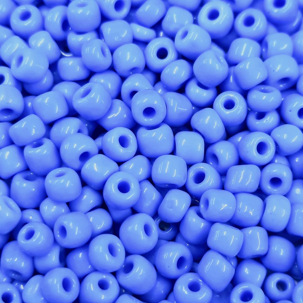 Miçanga Chinesa Fosca Azul 43B - 6/0(4,1mm) 500g