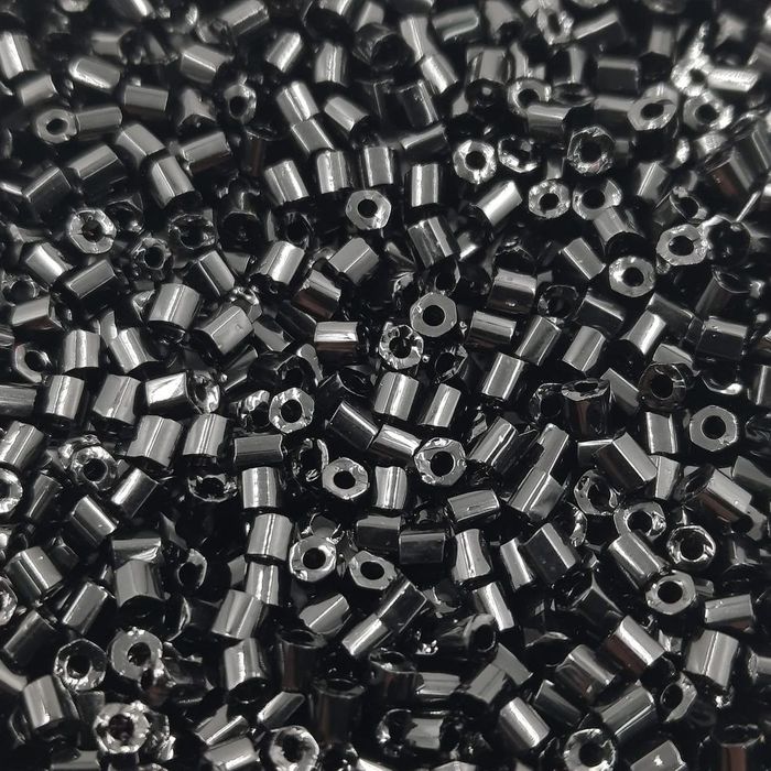 Vidrilho Asmara Preto - 9/0 25g(Aprox. 1.050 Peças)
