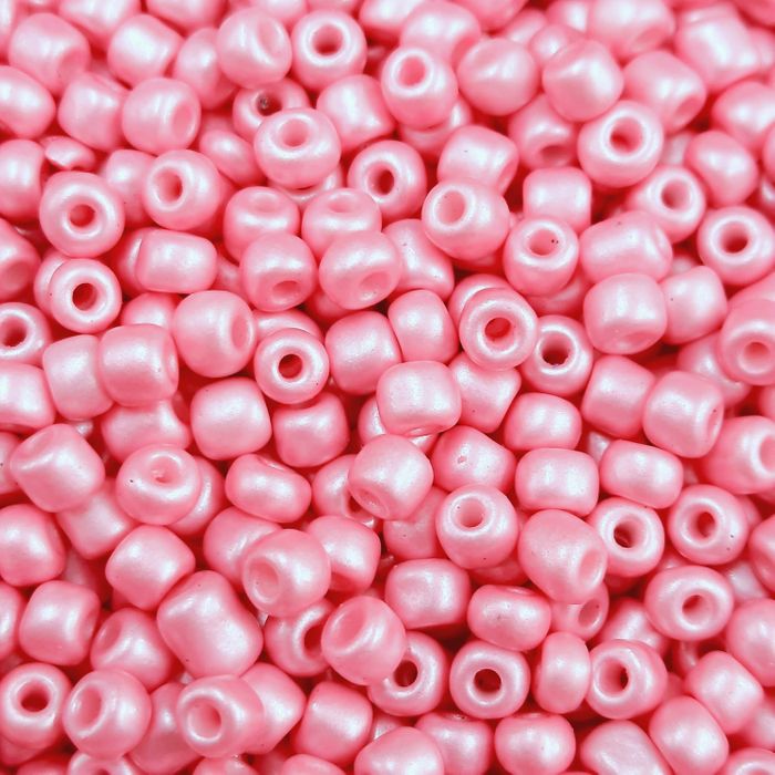 Miçanga Chinesa Fosca Rosa Claro 5523 - 6/0(4,1mm) 500g