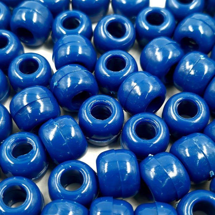 Miçanga Tererê Fosco Azulão 18 - 10mm 250g Aprox. 560 Peças