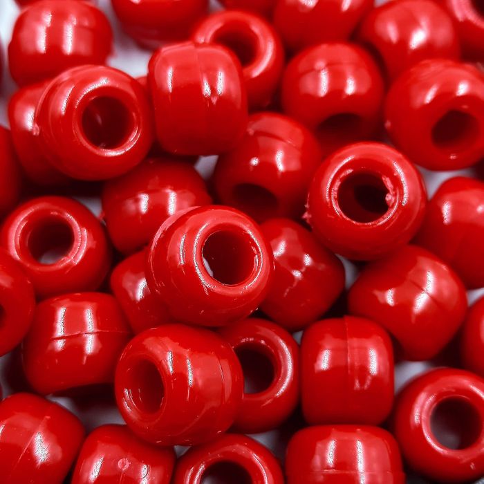 Miçanga Tererê Fosco Vermelho 13 - 10mm 250g Aprox. 560 Peças