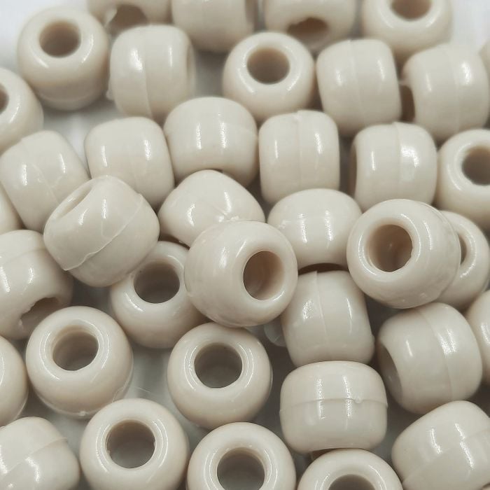Miçanga Tererê Fosco Creme 04 - 10mm 250g Aprox. 560 Peças