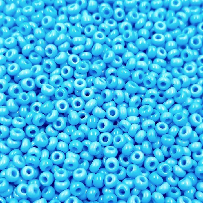 Miçanga Asmara Fosca Azul Turquesa 63020 - 9/0(2,6mm) 500g