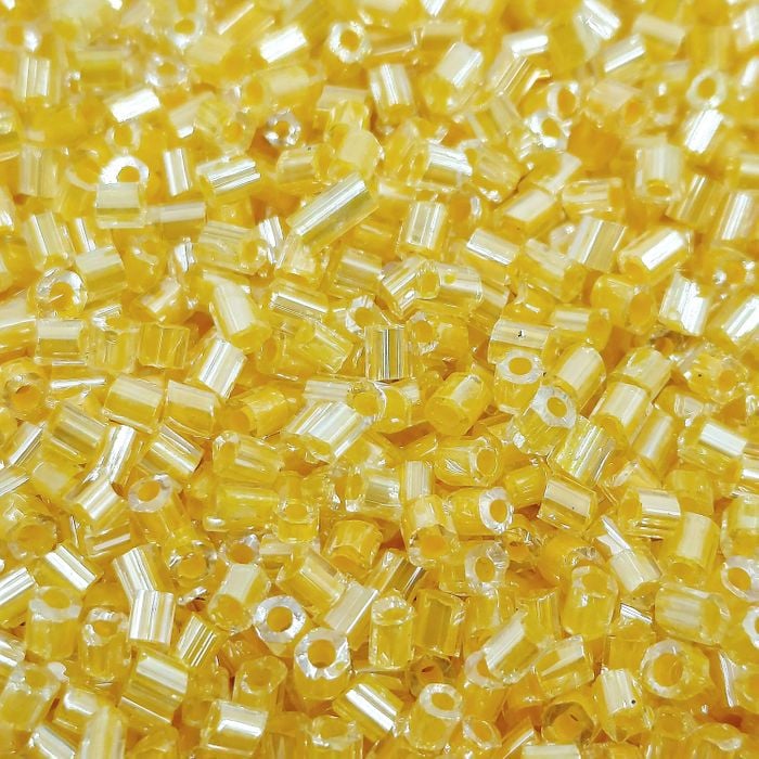 Vidrilho Indiano Transparente Amarelo I101 - 11/0 500g