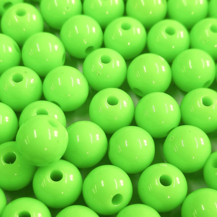 Bolinha Fosca Verde Neon - 8mm 25g