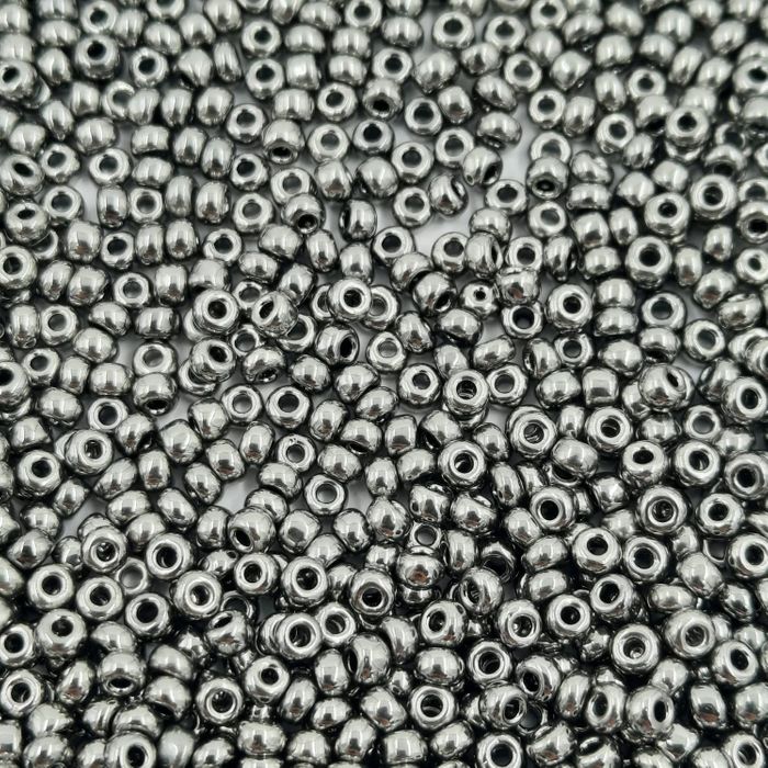 Miçanga Asmara Fosca Prata 161 - 9/0(2,6mm) 500g
