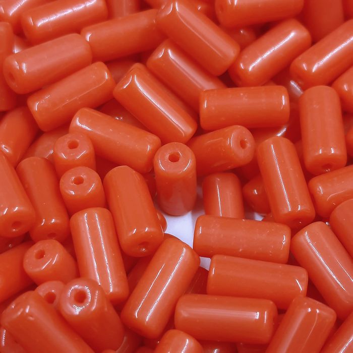 Segui Fosco Laranja - 5x10mm 500g Aprox. 1.200 Peças