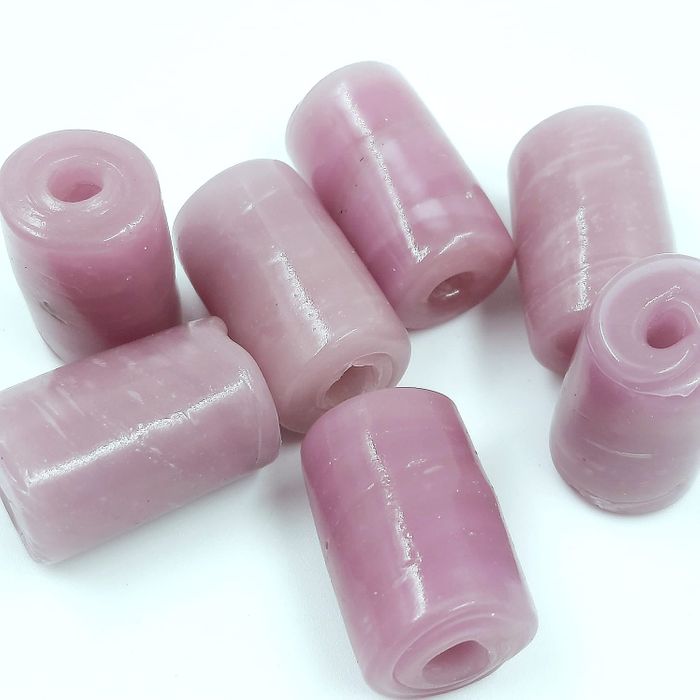 Firma Indiana Artesanal Rosa 46 - 12x20mm 40Peças