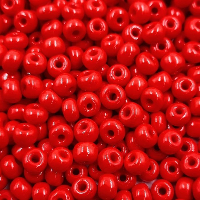 Miçanga Asmara Fosca Vermelho 93170 - 11/0(2,1mm) 25g Aprox. 2.800 Peças