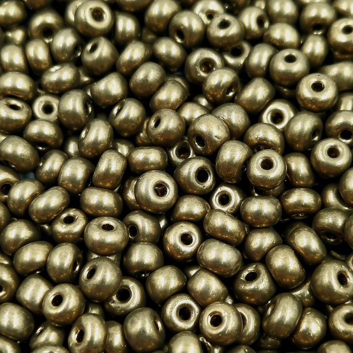 Miçanga Asmara Fosca Dourado 222 - 6/0(4,1mm) 500g