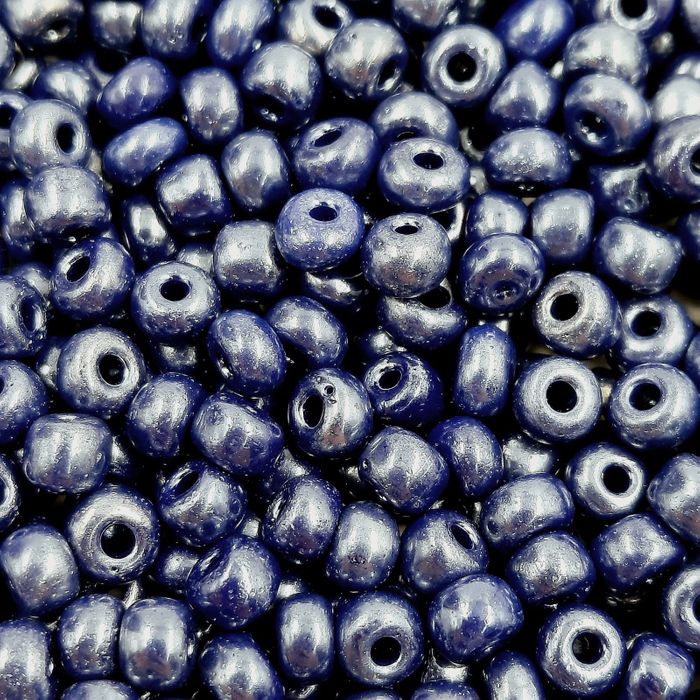 Miçanga Asmara Fosca Lustrosa Azul Escuro 38070 - 6/0(4,1mm) 500g
