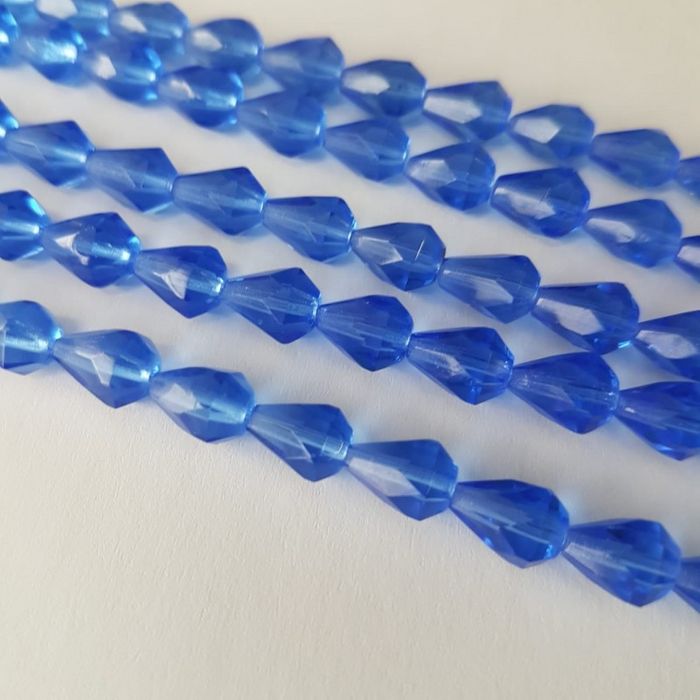 Fio gota Safira - 9x7mm 1 Fio