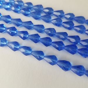 Fio gota Safira - 9x7mm 1 Fio
