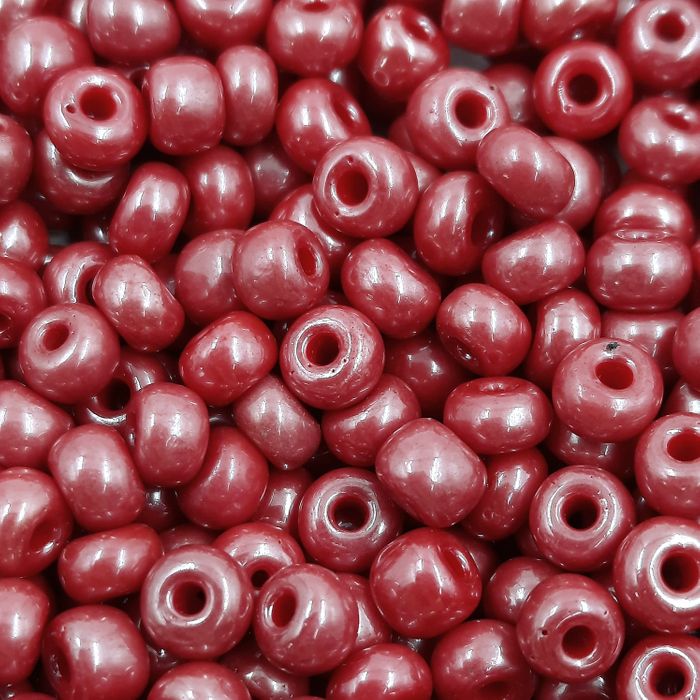 Miçanga Asmara Fosca Lustrosa Vermelho Escuro 98190 - 9/0(2,6mm) 500g