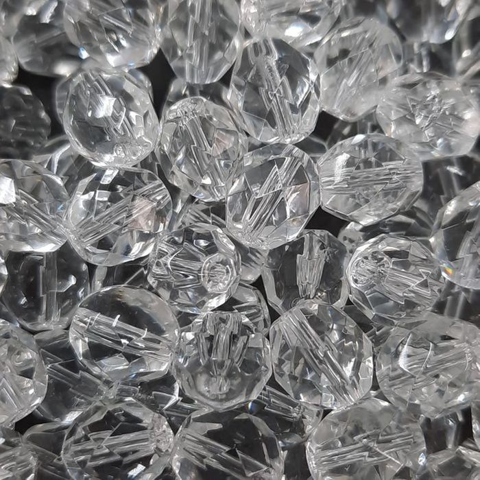Fio de Cristal Asmara Cristal - 6mm 1 Fio Aprox. 68Peças