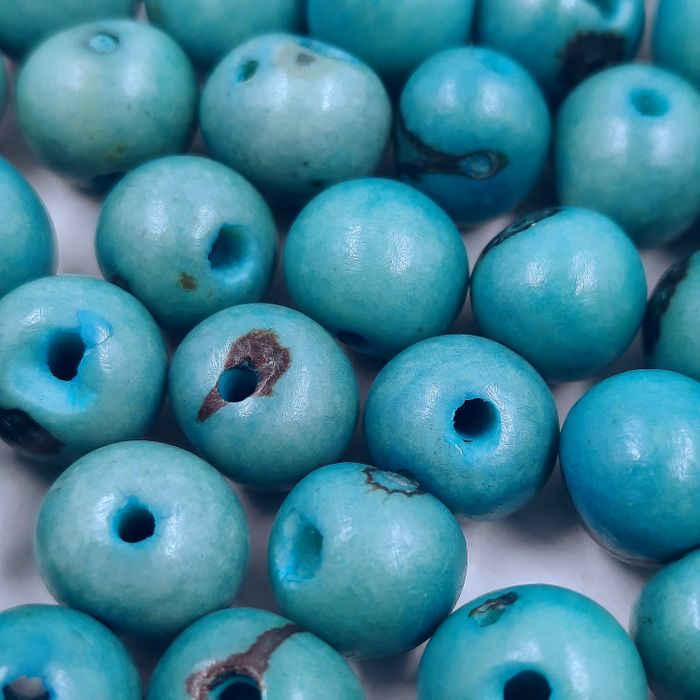 Semente De Açaí Turquesa - 50 Peças