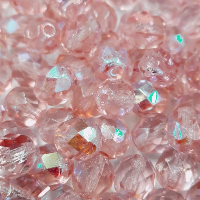 Cristal Facetado Rosa Aurora Boreal 7011 - 3mm 1.200 Peças