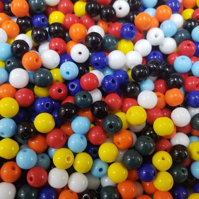 Fio Porcelana Asmara Fosca Mix - 6mm 1 Fio Aprox. 76 Peças