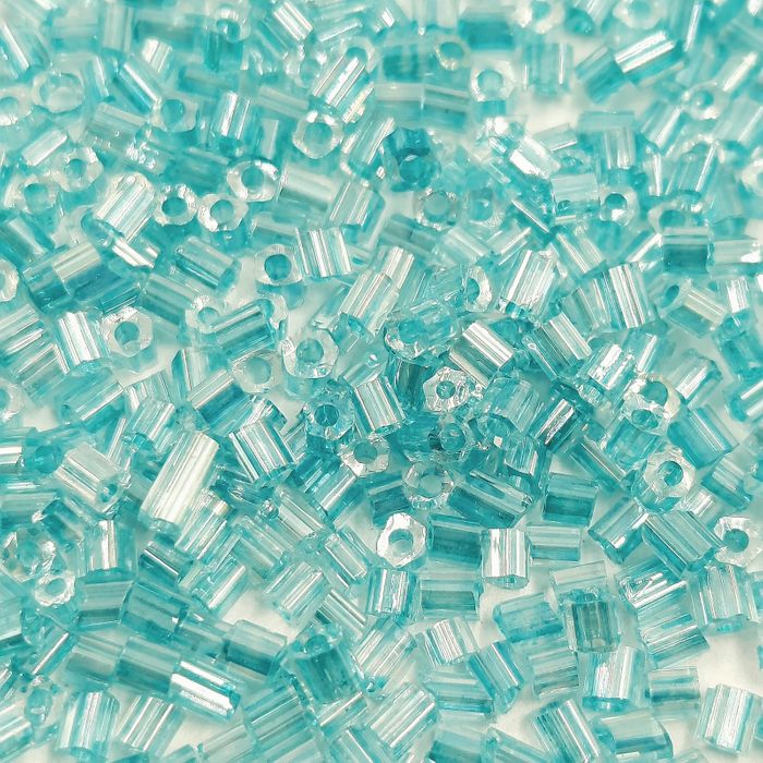 Vidrilho Indiano Transparente Verde Claro P370 - 11/0 500g