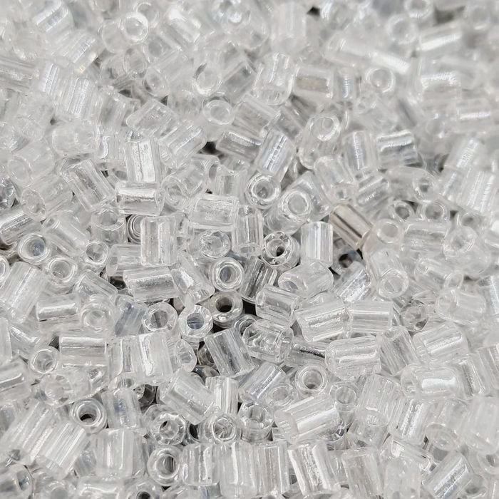 Vidrilho Transparente Cristal Lustroso 101 - 9/0 25g Aprox. 2.000 peças