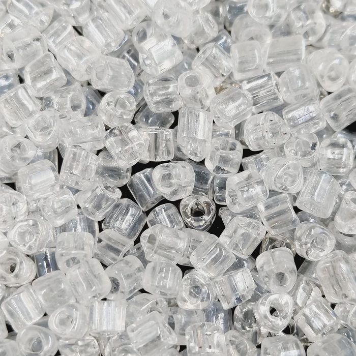 Vidrilho Triangular Cristal Lustroso 101 - 3,5x3,5mm 500g
