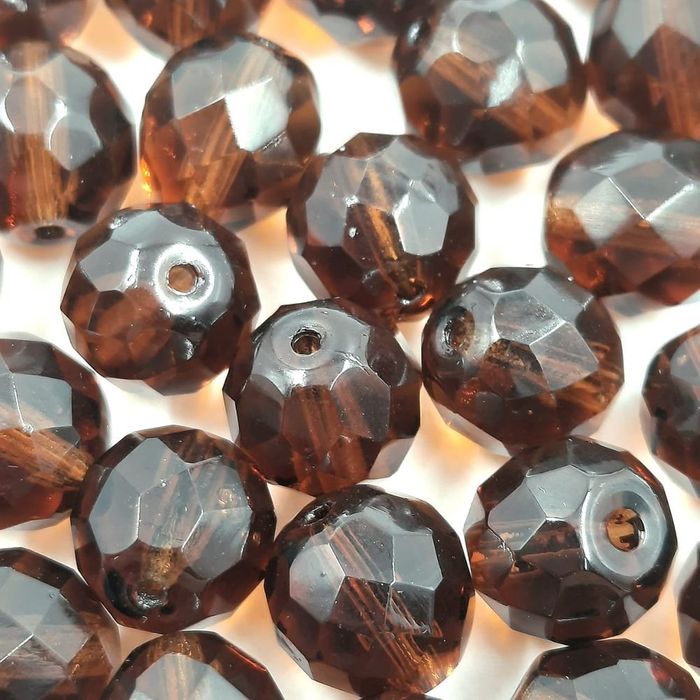 Cristal Facetado Marrom 1023 - 12mm com 300 Peças