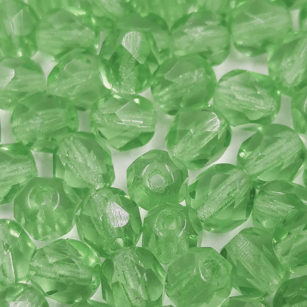 Cristal Facetado Verde 5011 - 5mm 120 Peças