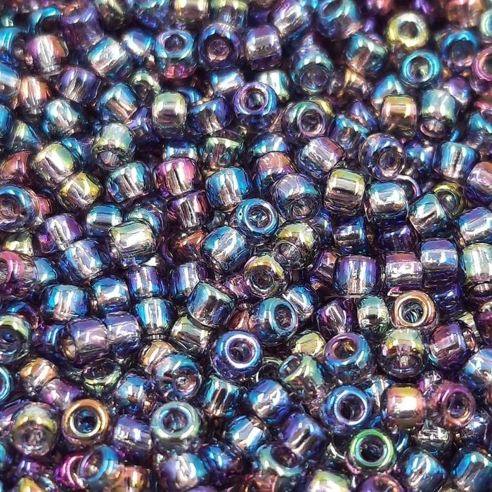 Miçanga Japonesa Azul Aurora Boreal - 11/0(2,1mm) 500g