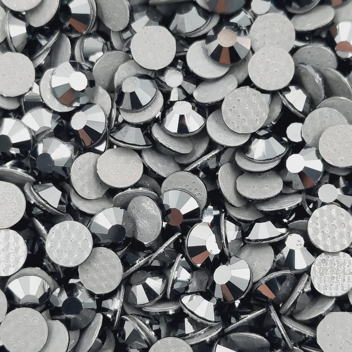 Strass Base Reta Hotfix Theco Jet Hematite - SS20(4,60-4,80 mm) 18 Peças