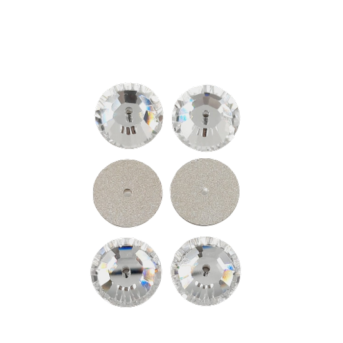 Chaton Swarovski Com Furo Cristal - 10mm 72 Peças
