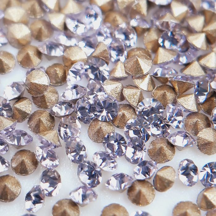 Strass Swarovski Stellux Violet - SS3/PP7(1,35-1,40mm) 7.200 Peças 