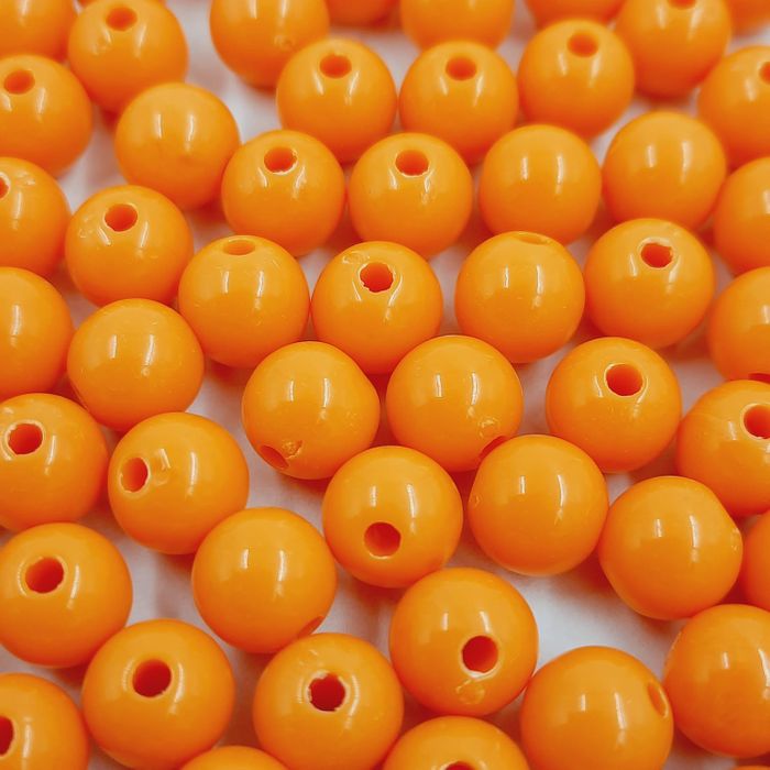 Bolinha Leitosa Laranja Neon - 8mm 25g
