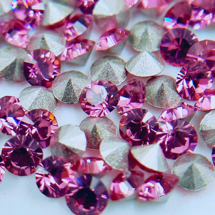 Strass Swarovski 1028 Rose - SS5,5/PP12(1,80-1,90mm) 144 Peças 