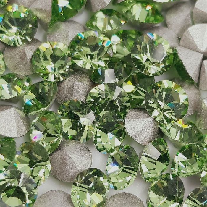 Strass Swarovski 1028 Peridot - SS8,5/PP18(2,40-2,50mm) 1.440 Peças 